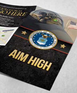 Tract - US Air Force Aim High - Black